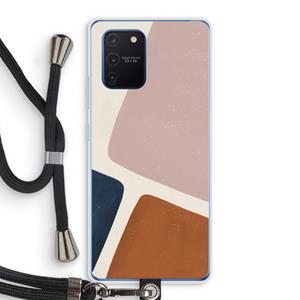 CaseCompany Geo #2: Samsung Galaxy Note 10 Lite Transparant Hoesje met koord