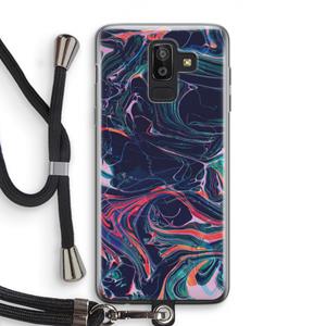 CaseCompany Light Years Beyond: Samsung Galaxy J8 (2018) Transparant Hoesje met koord