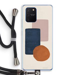 CaseCompany Geo #3: Samsung Galaxy Note 10 Lite Transparant Hoesje met koord