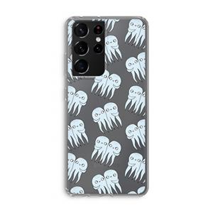 CaseCompany Octopussen: Samsung Galaxy S21 Ultra Transparant Hoesje