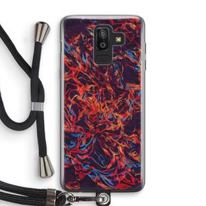 CaseCompany Lucifer: Samsung Galaxy J8 (2018) Transparant Hoesje met koord