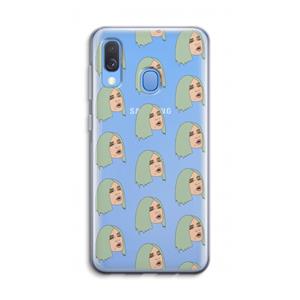 CaseCompany King Kylie: Samsung Galaxy A40 Transparant Hoesje
