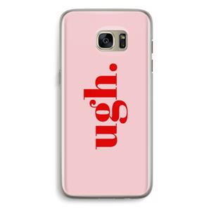 CaseCompany Ugh: Samsung Galaxy S7 Edge Transparant Hoesje