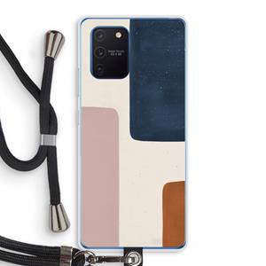 CaseCompany Geo #5: Samsung Galaxy Note 10 Lite Transparant Hoesje met koord