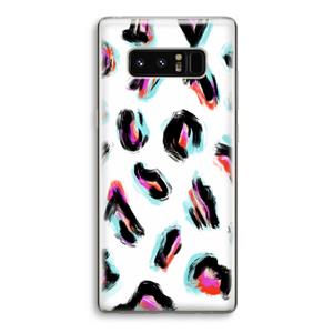 CaseCompany Cheetah color: Samsung Galaxy Note 8 Transparant Hoesje