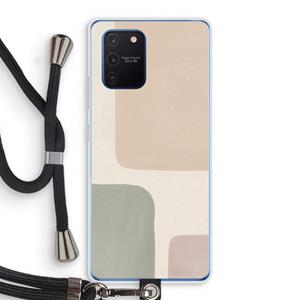 CaseCompany Geo #7: Samsung Galaxy Note 10 Lite Transparant Hoesje met koord