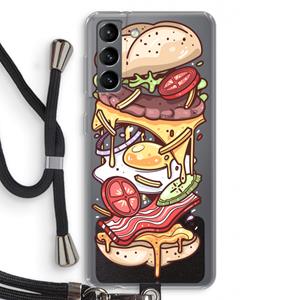 CaseCompany Diet Coke Please: Samsung Galaxy S21 Transparant Hoesje met koord