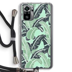 CaseCompany This Sh*t Is Bananas: Xiaomi Redmi Note 10S Transparant Hoesje met koord