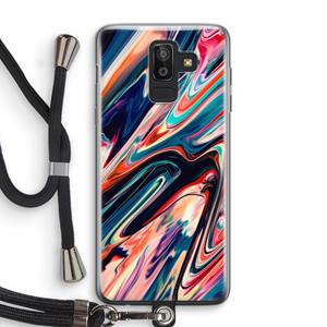 CaseCompany Quantum Being: Samsung Galaxy J8 (2018) Transparant Hoesje met koord