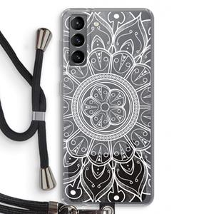 CaseCompany Roses Are Red: Samsung Galaxy S21 Transparant Hoesje met koord