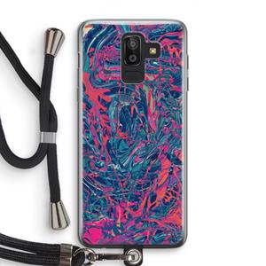 CaseCompany Sleeping Dreams: Samsung Galaxy J8 (2018) Transparant Hoesje met koord