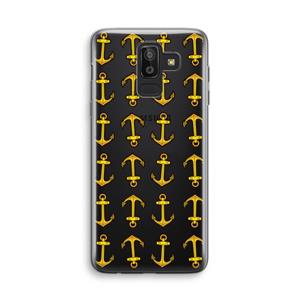 CaseCompany Musketon Anchor: Samsung Galaxy J8 (2018) Transparant Hoesje