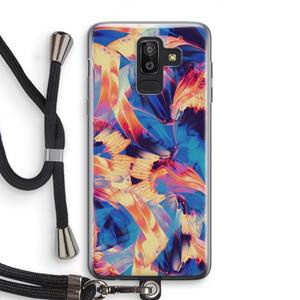 CaseCompany Tuesday Night: Samsung Galaxy J8 (2018) Transparant Hoesje met koord