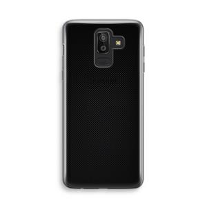 CaseCompany Musketon Halftone: Samsung Galaxy J8 (2018) Transparant Hoesje