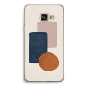 CaseCompany Geo #3: Samsung A3 (2017) Transparant Hoesje