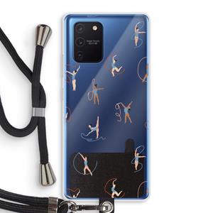 CaseCompany Dancing #3: Samsung Galaxy Note 10 Lite Transparant Hoesje met koord