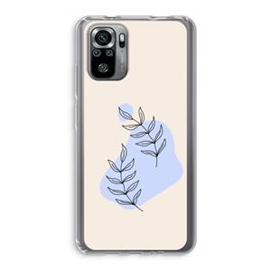 CaseCompany Leaf me if you can: Xiaomi Redmi Note 10S Transparant Hoesje