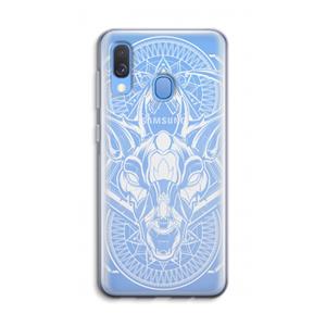 CaseCompany Oh Deer: Samsung Galaxy A40 Transparant Hoesje