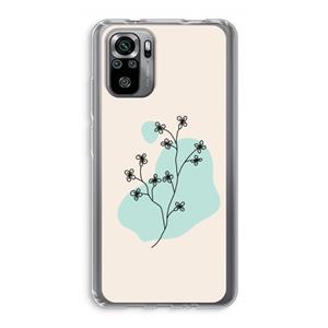 CaseCompany Love your petals: Xiaomi Redmi Note 10S Transparant Hoesje