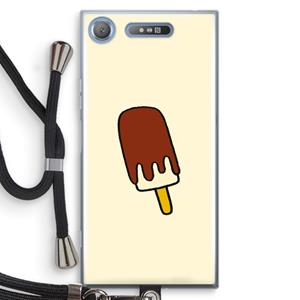 CaseCompany Frisco: Sony Xperia XZ1 Transparant Hoesje met koord