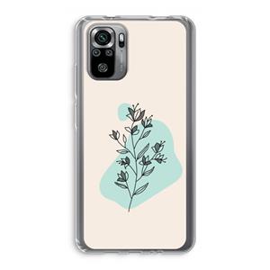 CaseCompany Violets are blue: Xiaomi Redmi Note 10S Transparant Hoesje