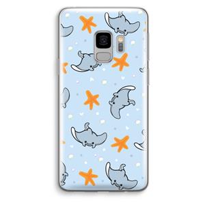 CaseCompany Manta: Samsung Galaxy S9 Transparant Hoesje