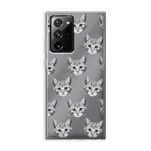 CaseCompany Kitten: Samsung Galaxy Note 20 Ultra / Note 20 Ultra 5G Transparant Hoesje