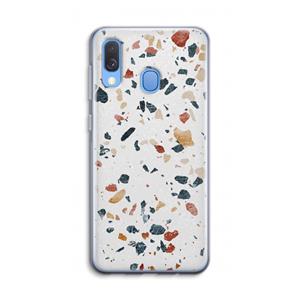 CaseCompany Terrazzo N°4: Samsung Galaxy A40 Transparant Hoesje