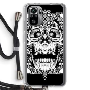 CaseCompany Seek & Destroy: Xiaomi Redmi Note 10S Transparant Hoesje met koord