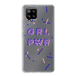 CaseCompany GRL PWR: Samsung Galaxy A42 5G Transparant Hoesje