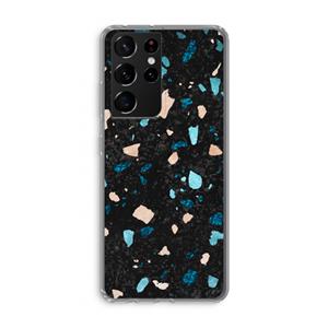 CaseCompany Terrazzo N°11: Samsung Galaxy S21 Ultra Transparant Hoesje