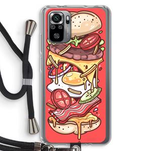 CaseCompany Diet Coke Please: Xiaomi Redmi Note 10S Transparant Hoesje met koord
