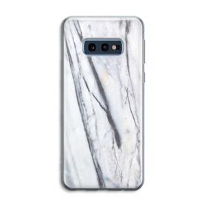 CaseCompany Gestreepte marmer: Samsung Galaxy S10e Transparant Hoesje