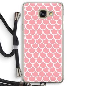 CaseCompany Dakpannetjes: Samsung Galaxy A5 (2016) Transparant Hoesje met koord