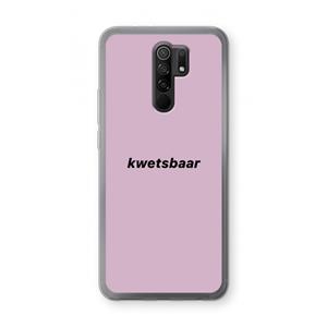 CaseCompany kwetsbaar: Xiaomi Redmi 9 Transparant Hoesje