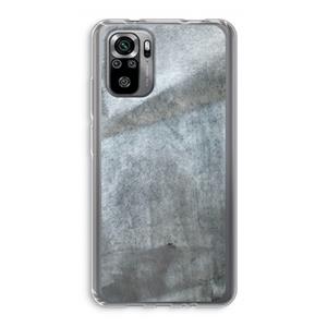 CaseCompany Grey Stone: Xiaomi Redmi Note 10S Transparant Hoesje