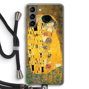 CaseCompany Der Kuss: Samsung Galaxy S21 Transparant Hoesje met koord