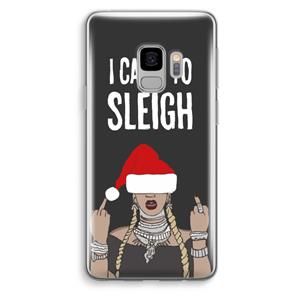 CaseCompany Came To Sleigh: Samsung Galaxy S9 Transparant Hoesje