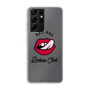 CaseCompany Badass Babes Club: Samsung Galaxy S21 Ultra Transparant Hoesje