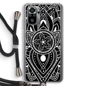 CaseCompany It's Complicated: Xiaomi Redmi Note 10S Transparant Hoesje met koord
