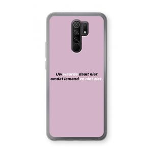 CaseCompany uw waarde daalt niet: Xiaomi Redmi 9 Transparant Hoesje