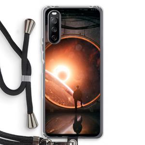CaseCompany Ephemeral: Sony Sony Xperia 10 III Transparant Hoesje met koord
