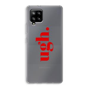CaseCompany Ugh: Samsung Galaxy A42 5G Transparant Hoesje
