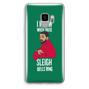 CaseCompany Sleigh Bells Ring: Samsung Galaxy S9 Transparant Hoesje