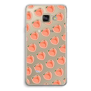 CaseCompany Just peachy: Samsung A3 (2017) Transparant Hoesje