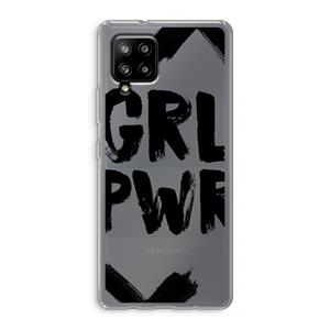 CaseCompany Girl Power #2: Samsung Galaxy A42 5G Transparant Hoesje