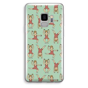CaseCompany Gymboys: Samsung Galaxy S9 Transparant Hoesje