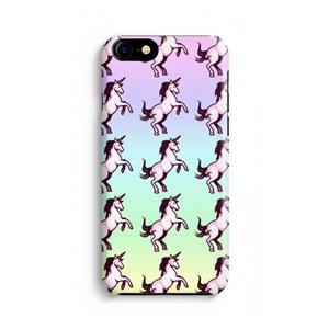 CaseCompany Musketon Unicorn: iPhone 8 Volledig Geprint Hoesje