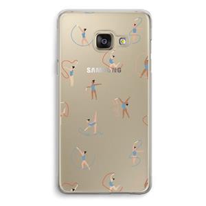 CaseCompany Dancing #3: Samsung A3 (2017) Transparant Hoesje