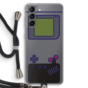 CaseCompany Game On: Samsung Galaxy S21 Transparant Hoesje met koord